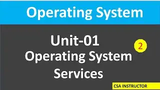 Operating System Services || Unit-01 || OS || CSE 4th SEM ||