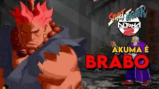 STREET FIGHTER ALPHA 2 | AKUMA É BRABO | GAMEPLAY ARCADE