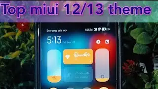 Miui 12/13 Top 5 Themes 🔥 Changing Your Control Center 😍