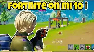 Fortnite on Mi 10i Gameplay (Screen Recording Test)