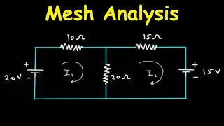 How to solve mesh analysis problems