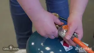 GRILLMAN ir BUTANAS - Dujų balionų pajungimas