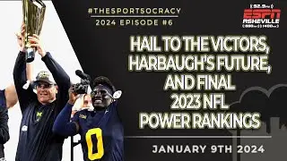 🔴 Michigan Wins Natty & Final 2023 NFL Power Rankings LIVE! 🏈 | ESPN Radio Asheville  01.09.2024