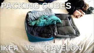 Packing Cubes Review! IKEA VS TRAVELON