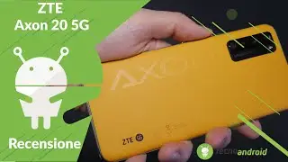 RECENSIONE ZTE AXON 20 5G:il primo con la fotocamera sotto il display!