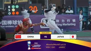 HIGHLIGHTS – Game 10 – China vs. Japan – WBSC U-23 Baseball World Cup 2024