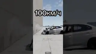 Subaru WRX STI Crash Test - BeamNG.Drive #shorts