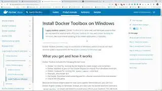 AZ -15.7 Azure kubernete services - Installing Docker Hub or Docker Toolbox
