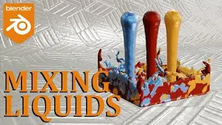 MIXING LIQUIDS ( BLENDER 2.91 )
