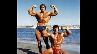 Arnold Schwarzenegger and Franco