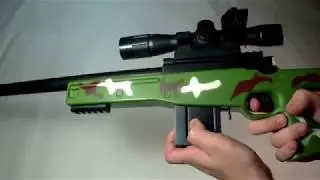 Обзор игрушечной снайперской винтовки АВП AWP L96A1 на пульках