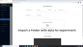Upload Experiment data to Voicegain GREG Tool