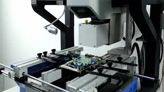 High automatic bga rework station ZM R6823 demo video compressed air and nitrogen support