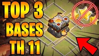 LES MEILLEURS BASES ANTI- 3 ETOILES HDV 11 POUR GDC ET LDC !! [2021] Clash Of Clans