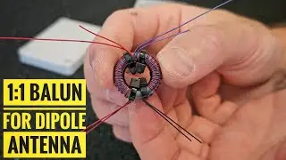 How to build 1:1 BALUN & Classic DIPOLE Antenna