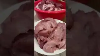 Жареное 🥩 мясо😋Румяное и вкусное #кулинария #еда #рецепты #мясо