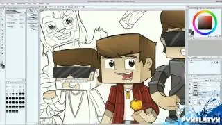 Minecraft SpeedART - TeamCrafted | Former Members