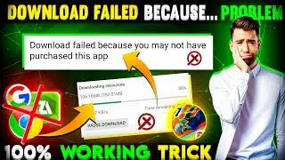 Download Failed Because You May Not Have Purchased This App | Free Fire Obb File Download Problem