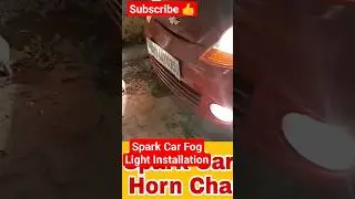 Spark Car Fog Light Installation #shorts #sparkcar #foglights