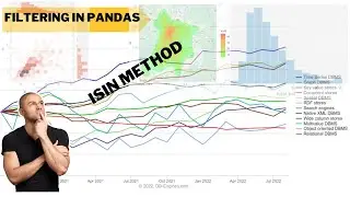 Python Filtering using isin method M8