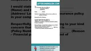 Application for Cancellation of Insurance Policy - Request for Cancellation of Insurance Policy
