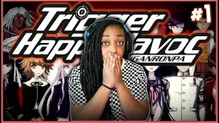 I AM TRAPPED!! | Danganronpa: Trigger Happy Havoc Gameplay!! | Intro