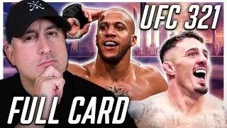 UFC 321: Aspinall vs. Gane FULL CARD Predictions and Bets