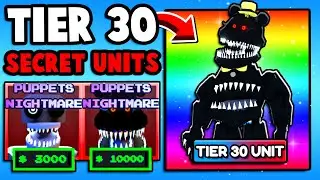 I Got BOTH TIER 30 SECRET UNITS! *PREMIUM PASS* (Five Nights TD)