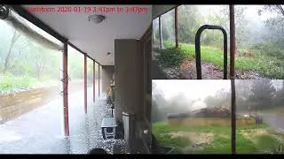 Massive Hail Storm hits Warrandyte