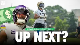 What does Justin Jefferson's new contract mean for the Saints and Chris Olave?