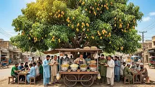 HIDDEN UNDER A BEAUTIFUL TREE | A TRADITIONAL DESI BREAKFAST | STREET FOOD EXPERIENCE