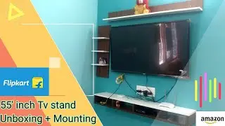 Flipkart entrainment Tv unit | Das Ambient Engineering wood 🎯