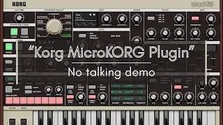 Korg MicroKORG VST Plugin (Korg Collection 6) - No talking demo
