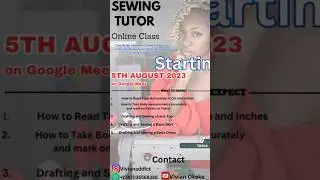 Sewing Class 