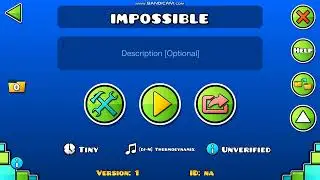 GeometryDash impossible level прохождение через 1000 попыток
