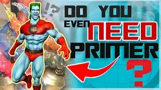 Can You Paint 3D Prints WITHOUT Primer? (Captain Planet)