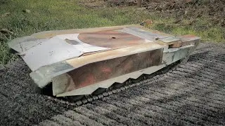 HOMEMADE RC TANK T-90M MODEL IN SCALE 