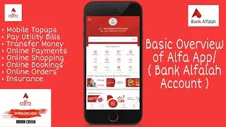 How to Use Bank Alfa App | Basic Overview of Alfa App ( Bank Alfalah Account )