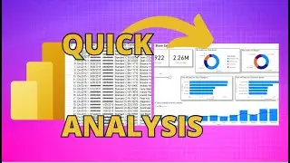 Power BI Beginner | QUICK Data Analysis in Power BI Desktop (CSV source file included)