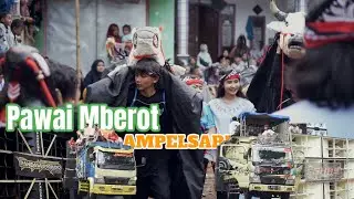 Pawai Santri Al-Fadil Sound Horeg Mberot || SHAE Audio || Pandawa || Turonggo Adi Putro AMPELSARI