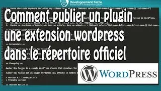 Comment publier un plugin une extension wordpress dans le répertoire officiel
