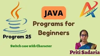 Java Programming Tutorial: Switch case with char