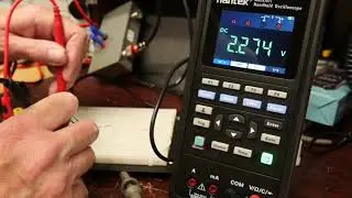 Hantek 2D72 Oscilloscope/AWG/DMM exploring a common emitter amplifier
