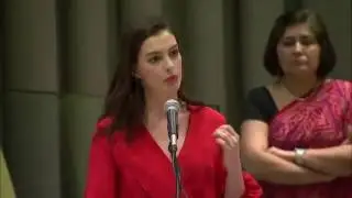 Anne Hathaway on International Women's Day
