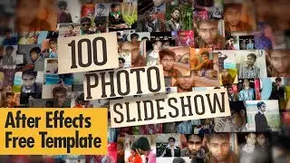 Free 100 Photo Slide Show After Effects Template | After Effects Free Template | Feature Corner