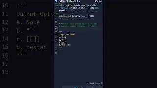 Python Challenge | Solve and improve logical thinking 