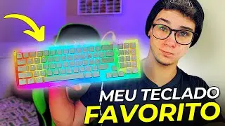 O MELHOR TECLADO para COMPRAR EM 2022! (Muito LED) - Gamakay K77