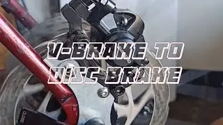 V-brake to Disc brake