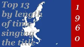 Eurovision 1960 - Top 13 by length of time singing the title