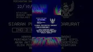 PERINGATAN DARURAT! #prayforindonesia